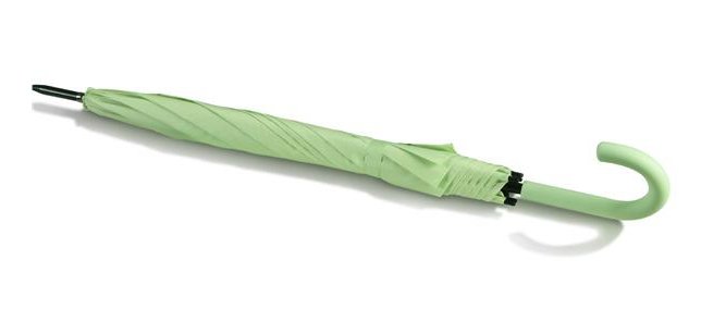 Muitomas UMBRCURVEDGN umbrella Green Fiberglass Polyester Full-sized Rain umbrella