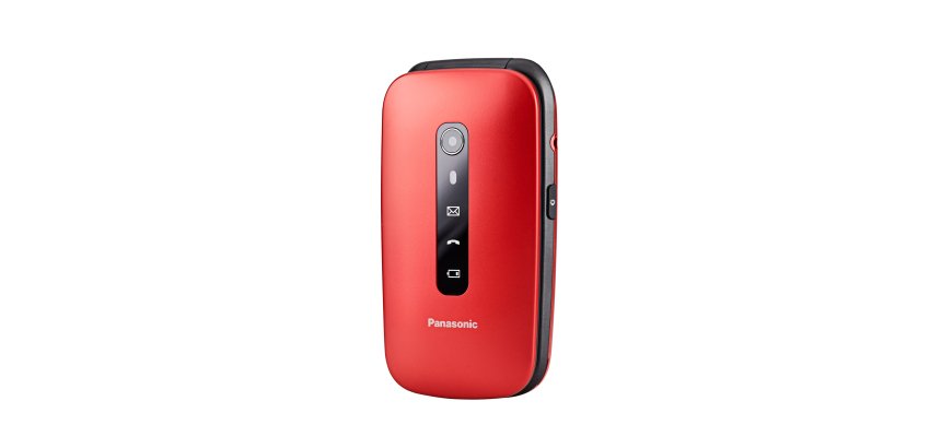 Panasonic KX-TU550 7,11 cm (2.8") Rojo Teléfono básico