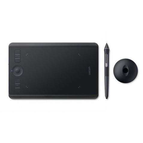 Wacom Intuos Pro (S) tableta digitalizadora Negro 5080 líneas por pulgada 160 x 100 mm USB/Bluetooth