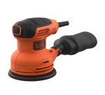 Black & Decker BEW210 Levigatrice orbitale 14000 Giri/min Nero, Arancione
