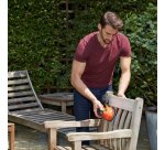 Black & Decker BEW210 Levigatrice orbitale 14000 Giri/min Nero, Arancione