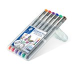 Feutre à pigment, étui de 6