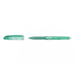 Stylo Roller FriXion Point, pointe hi-tec fine, s'efface à la gomme en bout de stylo,coloris Vert.