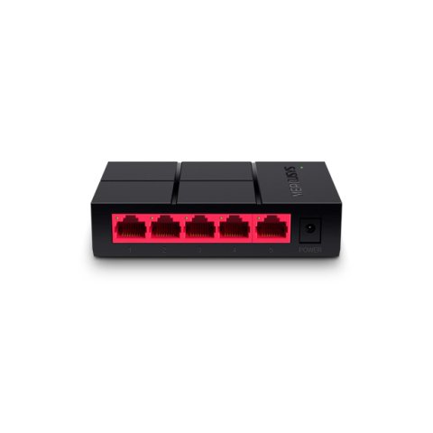 Mercusys MS105G switch No administrado Gigabit Ethernet (10/100/1000) Negro