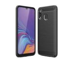 DLH COQUE SILICONE NOIRE POUR SAMSUNG GALAXY A40 (SM-A405)