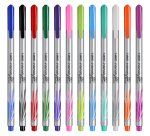 Intensity Stylo Feutre d'écriture Pointe Medium et Corps métallisé - Assortis, Pochette de 12