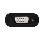 Tripp Lite P134-06N-VGA-V2 adaptador de cable de vídeo 0,15 m DisplayPort VGA (HD15) Negro