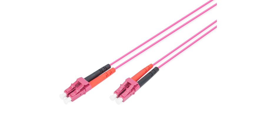 Digitus Cable de conexión multimode de fibra óptica, OM4, LC/LC