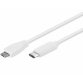 DLH CABLE USB-C VERS MICRO USB BLANC 1M 3A