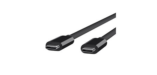 DLH Cable USB-C vers USB-C 1m 3.25A 65W max noir