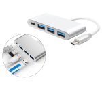 DLH Hub USB-C 4 ports : 3 x USB-A et 1 x USB-C PD