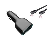 DLH Chargeur voiture allume cigare USB-C 60W pour ordinateur portable