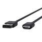 DLH DY-TU2709B câble USB USB 3.2 Gen 1 (3.1 Gen 1) 2 m USB A USB C Noir