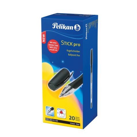 Pelikan 912303 penna a sfera Nero 20 pz