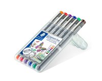 Feutre à pigment, étui de 6,