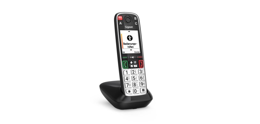 Gigaset EASY 500 Telefono analogico/DECT Identificatore di chiamata Nero, Argento
