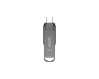 Lexar JumpDrive LJDD400128G-BNQNG unidad flash USB 128 GB USB Tipo C 3.2 Gen 1 (3.1 Gen 1) Gris