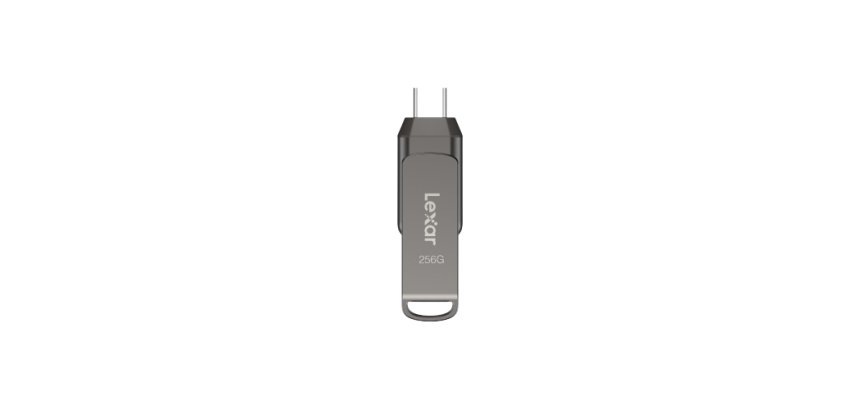 Lexar JumpDrive LJDD400128G-BNQNG unidad flash USB 128 GB USB Tipo C 3.2 Gen 1 (3.1 Gen 1) Gris