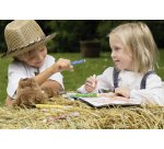 Feutre coloriage stabilo trio jumbo pointe xxl bloquée grip triangulaire couleurs assorties étui carton 12 unités