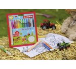 Feutre coloriage stabilo trio jumbo pointe xxl bloquée grip triangulaire couleurs assorties étui carton 12 unités