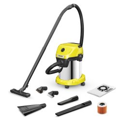 Kärcher WD 3 S V-17/4/20 17 L Aspiratore a cilindro Secco e bagnato 1000 W Sacchetto per la polvere
