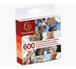 Etuis de 600 coins photos autocollants - Cristal