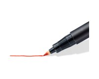 Marqueur staedtler permanent dry safe lumocolor  318       pointe fine 0,6mm coloris     assrotis etui de 14 feutres