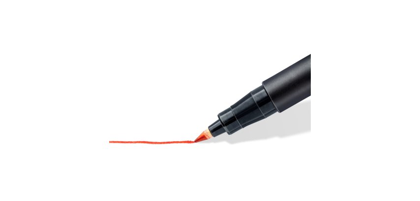 Marqueur staedtler permanent dry safe lumocolor  318       pointe fine 0,6mm coloris     assrotis etui de 14 feutres