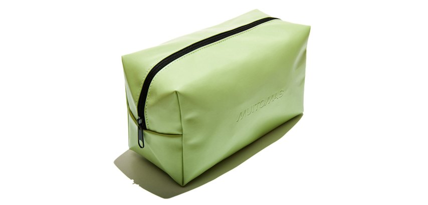 Muitomas BEAUTYCASEGN neceser y maletín neceser Estuche de maquillaje Imitación piel Verde