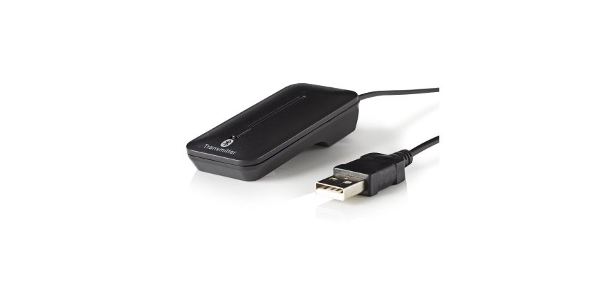 NEDIS Adaptateur bluetooth BTTR200BK - Emetteur Audio Sans fil Bluetooth
