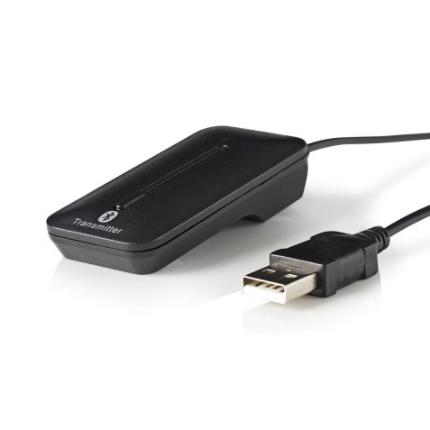NEDIS Adaptateur bluetooth BTTR200BK - Emetteur Audio Sans fil Bluetooth