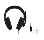 Micro casque tnb multimedia hs-300 avec prise de 3,5mm et adaptateur note book