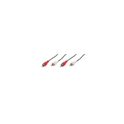 Câble 2 rca m/2 rca m 3m - noir RCARCA3