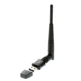 Clé wi-fi ac 600 mbps avec antenne détachable - noir ADWF600AC
