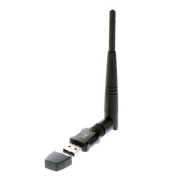 Clé wi-fi ac 600 mbps avec antenne détachable - noir ADWF600AC