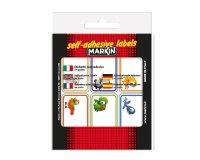 Koh-I-Noor X11046-2 self-adhesive label Rectangle Permanent Multicolour 60 pc(s)
