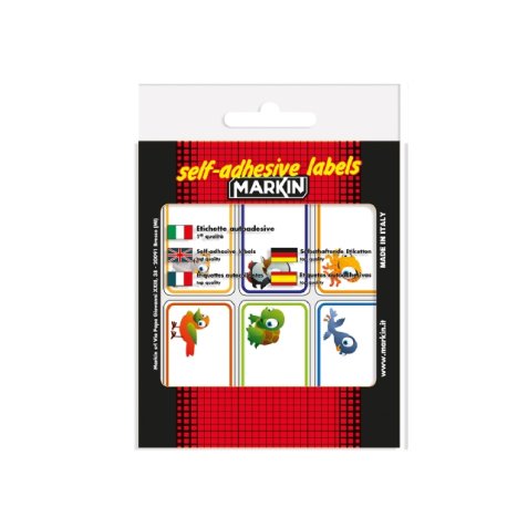 Koh-I-Noor X11046-2 self-adhesive label Rectangle Permanent Multicolour 60 pc(s)