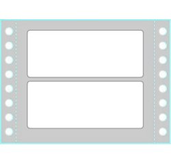 Tico TAB1-0893 printer label White Self-adhesive printer label