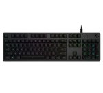 Logitech G G512 clavier Gaming USB AZERTY Français Charbon