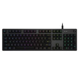 Logitech G G512 CARBON LIGHTSYNC RGB Mechanical Gaming Keyboard with GX Brown switches teclado Juego USB QWERTY Italiano Carbono