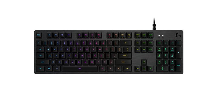 Logitech G G512 clavier Gaming USB AZERTY Français Charbon
