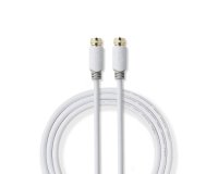 NEDIS Câble antenne TV Câble d'antenne satellite CSBW41000WT20