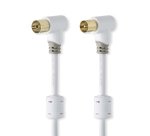 NEDIS Câble antenne TV CSBW40010WT50 - Câble antenne 5m