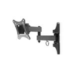 NEDIS Support mural TVWM1510BK - Mobilité Intégrale TV 13-27" Max15Kg