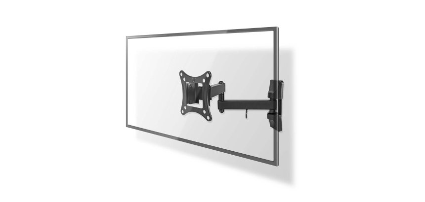 NEDIS Support mural TVWM1510BK - Mobilité Intégrale TV 13-27" Max15Kg