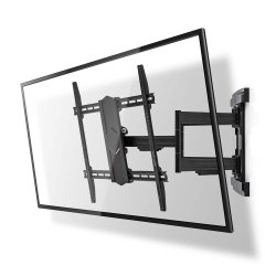 NEDIS Support mural TVWM6570BK - Mobilité Intégrale TV 43-90" Max70kg