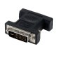 MCL Adaptateurs DVI-I vers HD15 (VGA)DVI-I Male / HD15 Femelle VGA (D-Sub) Noir