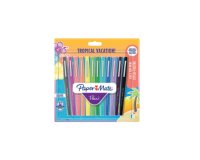 Rotulador de fibra Paper Mate Flair Tropical escritura media - Estuche de 12