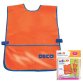 CWR 06962 painting apron S Children Blue, Orange