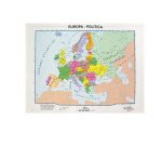 CWR 09344 mappa geografica da parete Tutta Europa